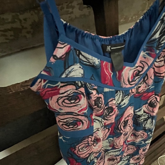 INC Dress in Colorful Floral Print Sz 12 - Picture 3 of 9